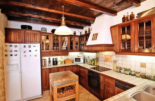 Marathon Villa | "Stone Castle Villa" panoramic sea view, in sandy beach, near Athens