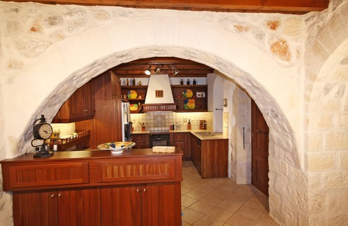 Marathon Villa | "Stone Castle Villa" panoramic sea view, in sandy beach, near Athens