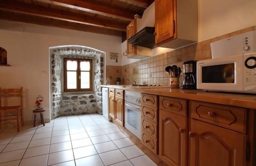 Saint-Front Cottage | Stone Cottage near Mont Mézenc with Garden and Cozy Wood Stove