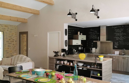 Saint-Andre-de-Roquelongue House | Stone house, private swimming pool, on a 3000m park, Gites de France 4 épis
