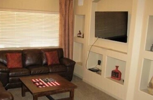 Mesquite House | Stone Haven Home w/ Virgin Mountains views & Backyard Entertainment Area