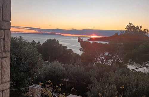 Milna (Brac) House | Stone house on Brac with amazing garden and sea view