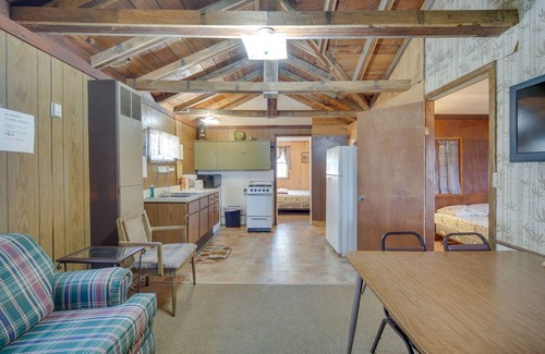 Stone Lake Cabin | Stone Lake Cabin w/Private Deck & Fire Pit!
