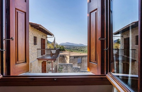 Platanias Villa | Stone maisonette villa with private pool in th.