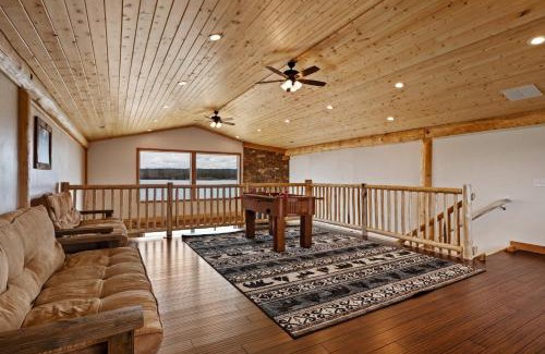 Island Park House | Stone Skipper Lodge by KABINO Waterfront Hot Tub Private Bath In Every Bedroom FirePit Mtn Views WiFi Grill