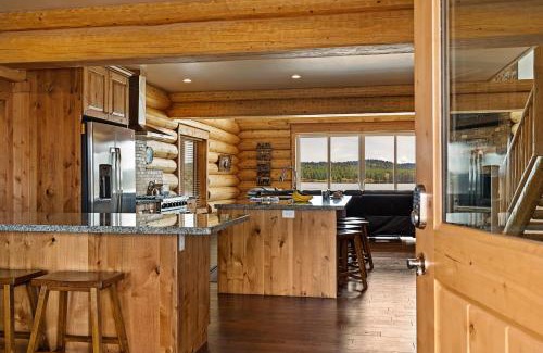 Island Park House | Stone Skipper Lodge by KABINO Waterfront Hot Tub Private Bath In Every Bedroom FirePit Mtn Views WiFi Grill