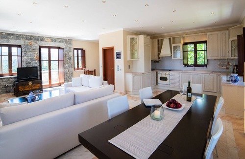 Gythio Villa | Stone villa with seasonal swimming pool.