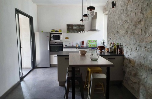 Chauzon House | Stone village house with swimming pool and garden