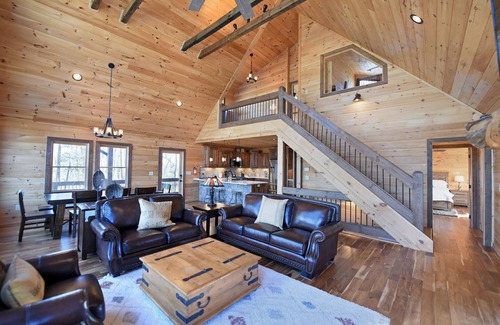 Cherry Log Cabin | Stoneman Lodge 4br/3.5ba- Hot Tub- Outdoor fireplaces- Wfif- New Cabin