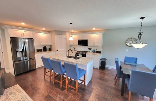 St. Mary's House | Stonetown Stay. Relaxing retreat in St. Marys. Amazing fireplace and pool table.