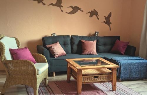 Wachow Apartment | Storchennest mit eigenem Hof, Spielwiese und Terrasse