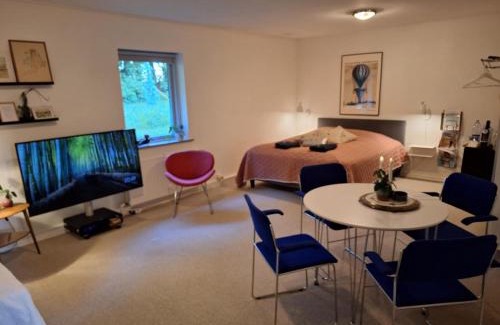 Hornsyld House | Stort og dejligt værelse med privat bad