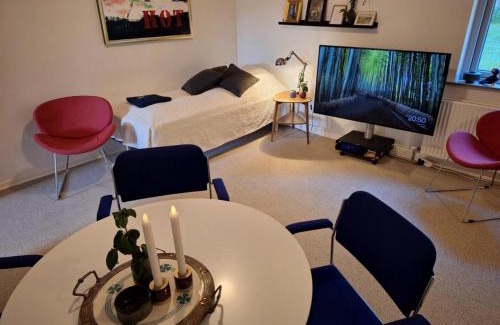 Hornsyld House | Stort og dejligt værelse med privat bad