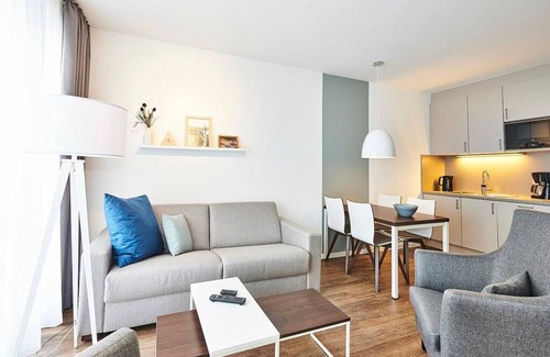 Bensersiel Apartment | Strandnahes, Modernes Apartment mit Terrasse Inkl. Schwimmbad- & Saunanutzung