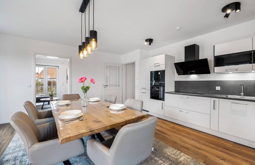 Rosenhagen Apartment | Strandhafer Rosenhagen - modern, maisonette, fitness area, flooded with light