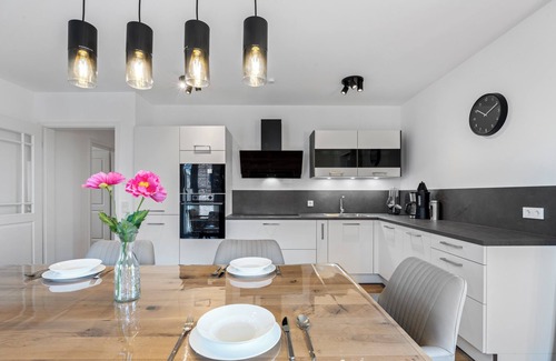 Rosenhagen Apartment | Strandhafer Rosenhagen - modern, maisonette, fitness area, flooded with light