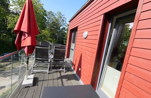 Ostseebad Baabe Apartment | Strandvilla Baabe 23 - überwältigender Ausblick von "PAMIR" auf die Ostsee