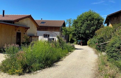 Saint-Antoine-l'Abbaye House | Straw and earth house, view of the Vercors, pets welcome