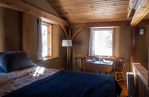 Mount Horeb Other | Straw clay sauna house on organic farm