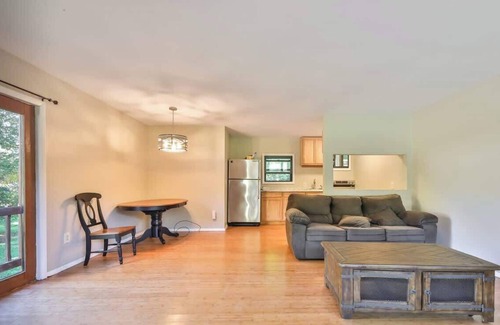 Jewett Center House | Stream-Side Atrium House w/Pool Table & 4 Cozy Efficiency Units