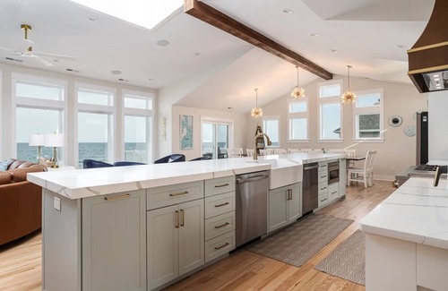 Whalehead Beach House | Stretch of Heaven J11059 - New Oceanfront - Private Pool w Direct Beach Access