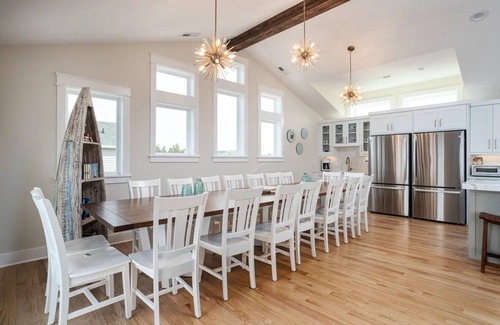 Whalehead Beach House | Stretch of Heaven J11059 - New Oceanfront - Private Pool w Direct Beach Access