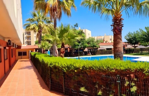 Sector M - Malvasia Apartment | Studio '100m from the Beach' with Shared Pool, Private Terrace and Wi-Fi