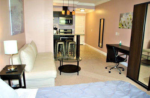 Mira Mesa Apartment | Studio #2, private entrance/kitchen/bathroom