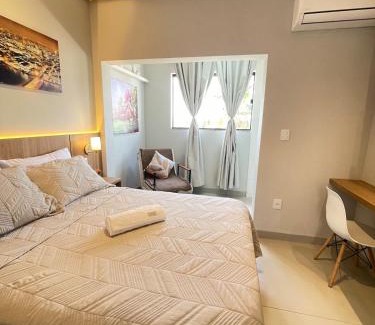 Jardim Palmeiras Apartment | Studio 202 - Aconchego em Moc - Ar cond e WiFi