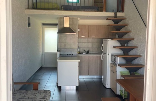 Bravone Apartment | Studio 3 - 50 m sand beach end quiet place with trees - sea view