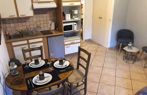 Aigueblanche Apartment | Studio 30m2 furnished renovated with lichen
