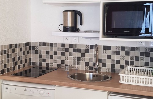 Arc-2000 Apartment | Studio 4/5 pers. 29m² Plein Sud-LES ARCS 2000- VARET- Foot pistes- bedroom area
