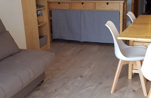 Arc-2000 Apartment | Studio 4/5 pers. 29m² Plein Sud-LES ARCS 2000- VARET- Foot pistes- bedroom area