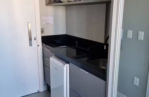 Centro Apartment | Studio A - VIP with kitchen, sea view, 1 minute walk to the beach in Itapema