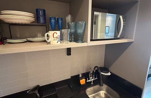 Centro Apartment | Studio A - VIP with kitchen, sea view, 1 minute walk to the beach in Itapema