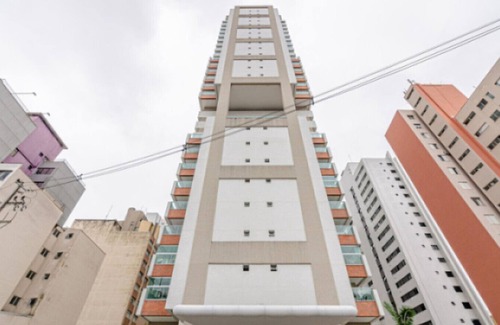 Matriz Apartment | Studio Amarelo, com ar e garagem ao lado shopping.