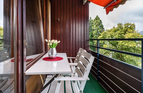 Bad Herrenalb Apartment | Studio Apartment 'Ferienwohnung Nr 96' with Shared Garden, Balcony and Wi-Fi
