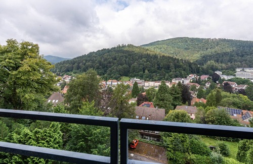 Bad Herrenalb Apartment | Studio Apartment 'Ferienwohnung Nr 96' with Shared Garden, Balcony and Wi-Fi
