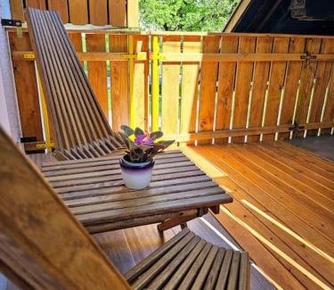 Bohinjska Bela Apartment | Studio apartment for 2, big windows, nature, balcony, 5min from Bled