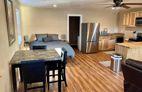 Kalispell Apartment | Studio Apartment for Two - Full Kitchen -10 Minutes to Town