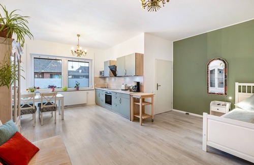 Aldekerk Apartment | Studio Apartment 'Garten Apartment' with Shared Garden and Wi-Fi