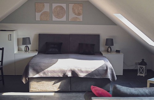 Lauingen Apartment | Studio apartment in a quiet location about 30m2 and has space for 2 people.