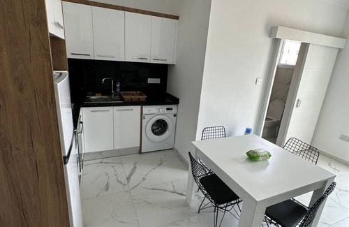 Trikomo Apartment | Studio apartment in iskele with pool and restaurants and 200 meters to sean