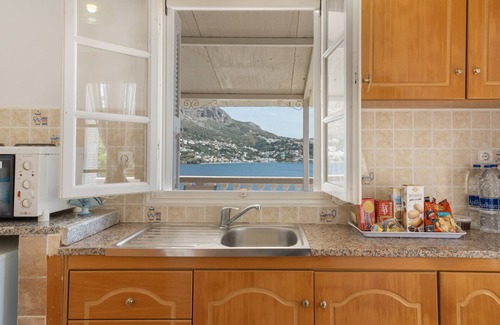 Telendos Apartment | Studio Apartment 'Telendos' with Sea View, Wi-Fi and Air Conditioning