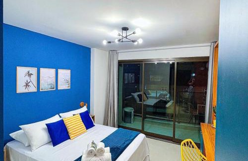 Meireles Apartment | Studio Beira-mar, rooftop com piscina e jacuzzi
