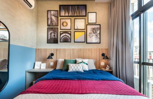 Santo Amaro Apartment | Studio Brooklin Novo, Varanda Wi-Fi 1GB Academia