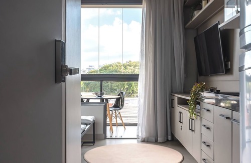 Vila Olimpia Apartment | Studio com Varanda - Vila Olímpia