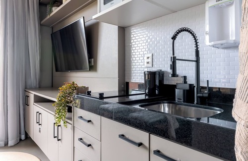 Vila Olimpia Apartment | Studio com Varanda - Vila Olímpia