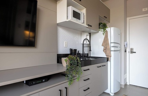 Vila Olimpia Apartment | Studio com Varanda - Vila Olímpia