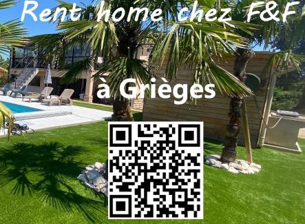 Grieges House | Studio chez l'habitant avec piscine commune